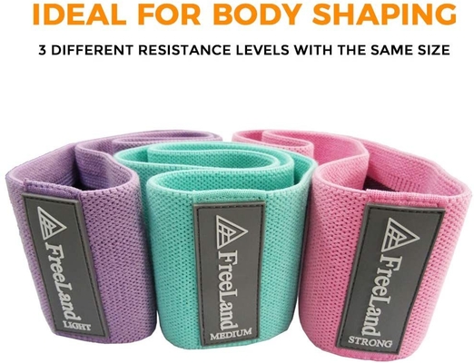 Hip Band Resistance Set Custom Logo Hip Circle Resistance Bands for Booty Glutes Hip Circle Bands