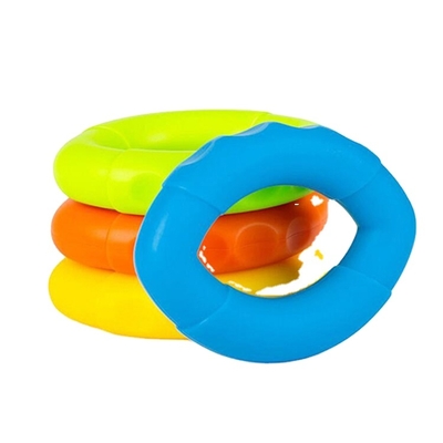 Silicone Portable Hand Grip Gripping Ring Carpal Expander Finger Trainer Grip Strength Rehabilitation Pow Stress Ring Ball