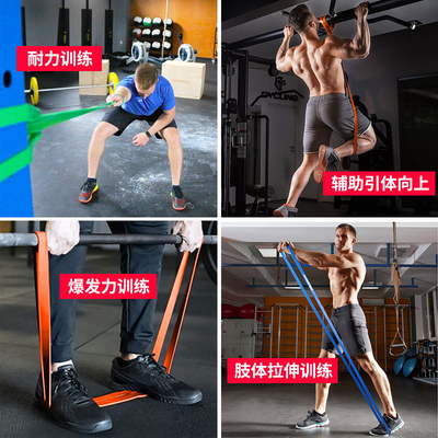 TPE Stretch Loop Resistance Bands 2080*4.5*83mm Pull up Assist Band Power Bands, and Assisting with Challenging Asanas