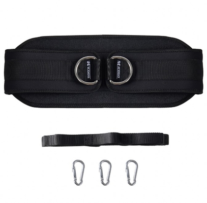 Upgraded Weightlifting Dipping Belt With Steel Chain Nylon Weight Lifting Gym Fitness Exercise Weighted Belt Pull up Deep Belt