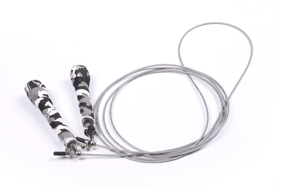 High Quality Fitness Workout Weighted Handle Pvc Coated Steel Wire Adjustable Speed Skipping Rope Jump Rope