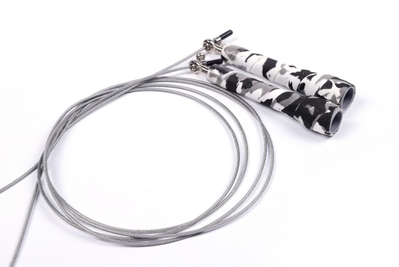 High Quality Fitness Workout Weighted Handle Pvc Coated Steel Wire Adjustable Speed Skipping Rope Jump Rope