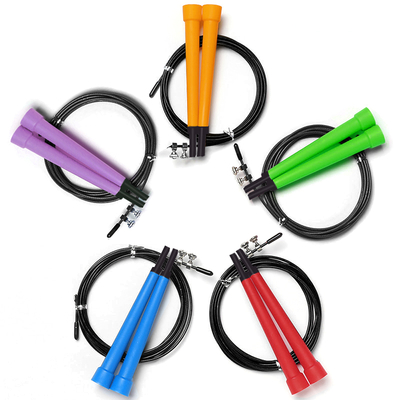 High Fast Speed Rope Jump Rope Skipping Rope for Fitness Black Bag Game Steel PVC Item Packing Adjustable Pcs Color Wire Feature