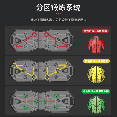 Push up Board Fitness Home Gym Push up Board Smart Coubnting Fiber Texture  360 Smart Push up Board
