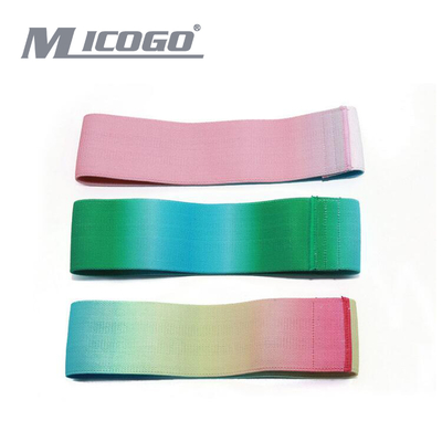 Custom Logo Wide Anti slip Fabric Resistance Loop Band Hip Exercise Booty Bands ,for  Gaining Confidence in Yoga Training