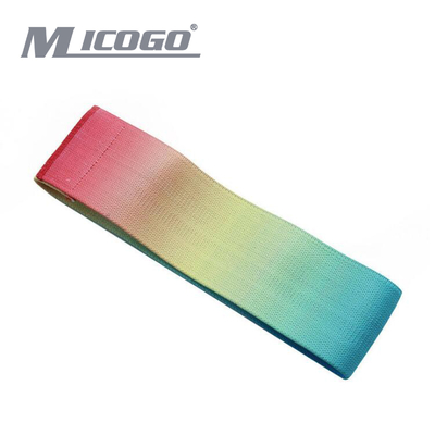 Custom Logo Wide Anti slip Fabric Resistance Loop Band Hip Exercise Booty Bands ,for  Gaining Confidence in Yoga Training