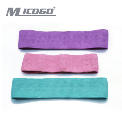 Custom Logo Wide Anti slip Fabric Resistance Loop Band Hip Exercise Booty Bands ,for  Gaining Confidence in Yoga Training
