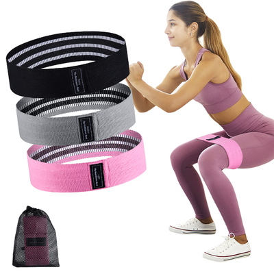 Customizable 3-Piece Resistance Bands Set  Rubber Booty Bands for Home Fitness Glute Leg Training Loop Equipment
