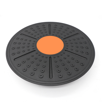 BSCI Factory Custom Logo 36cm Fitness Plastic Wobble Trainer Balance Board for Body Exercise