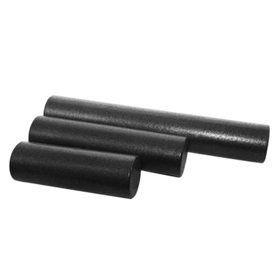 Customized Yoga Pilates Supplies EPP Foam Shaft Fitness Muscle Relaxer Black Solid Foam Roller