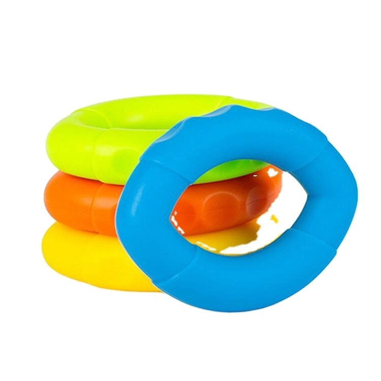 Silicone Portable Hand Grip Gripping Ring Carpal Expander Finger Trainer Grip Strength Rehabilitation Pow Stress Ring Ball