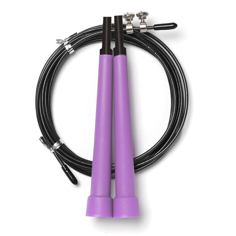 High Fast Speed Rope Jump Rope Skipping Rope for Fitness Black Bag Game Steel PVC Item Packing Adjustable Pcs Color Wire Feature
