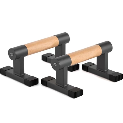 Paralettes Stands Push up Bars Double Rod Trainer Sport Rack Wooden Push up Bracket Bars